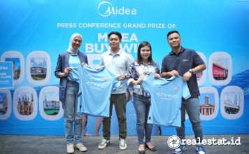 Pemenang Grand Prize Program Midea Buy.Win.Fly 2.0 ke Inggris realestat.id dok