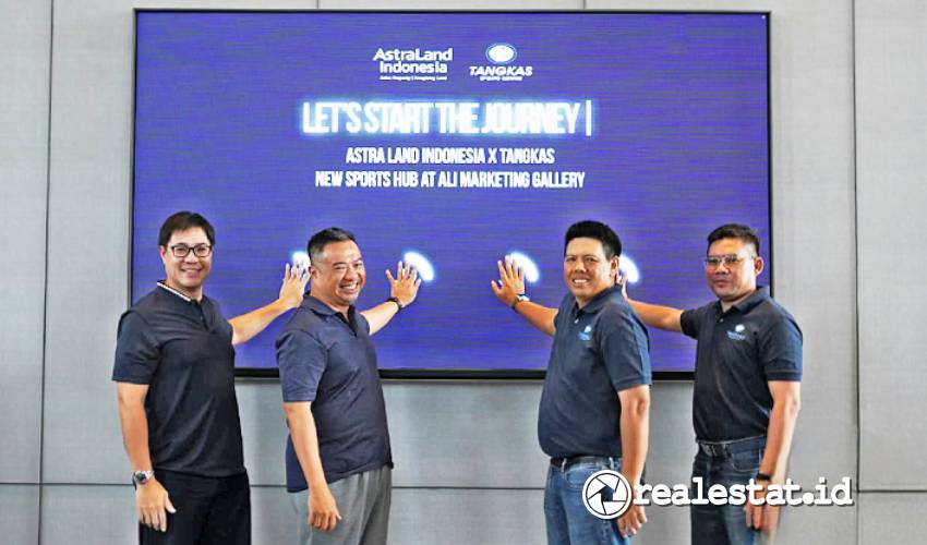 Peresmian Kemitraan Astra Land Indonesia dengan Tangkas dalam menghadirkan Sports Hub Baru di area CBD Jakarta. (Sumber: Astra Land)