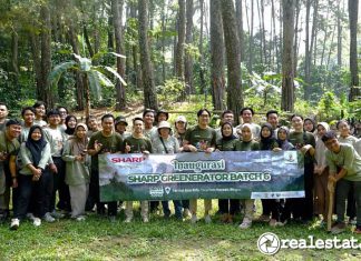 Sharp Greeneratro Angkatan 6 yang baru dilantik Sharp Indonesia Realestat.id dok