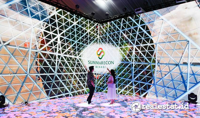 Summarecon Bekasi menjadi salah satu proyek township yang ditampilkan pada pameran properti Summarecon Expo 2024-RealEstat.id