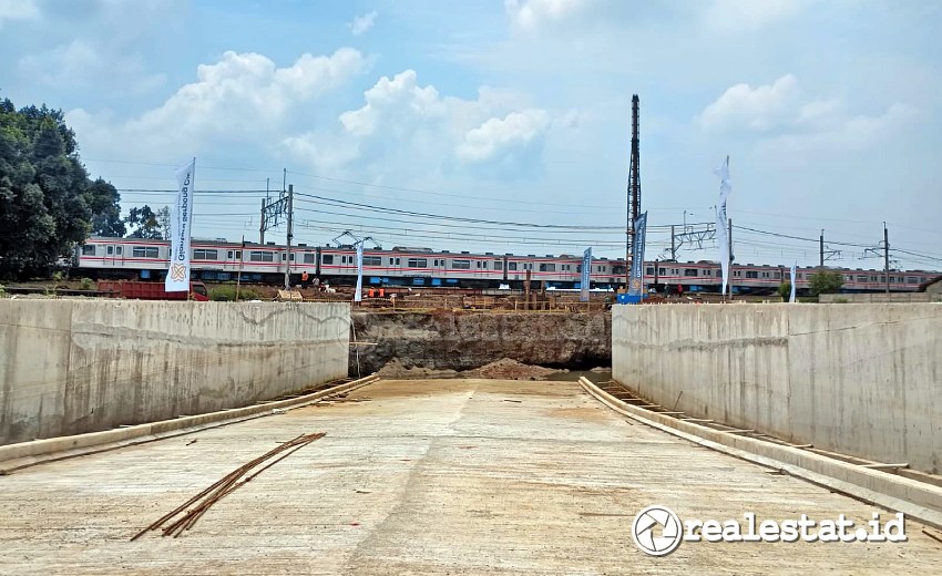 Underpass Giantara Serpong City KRL Stasiun Cicayur Realestat.id dok