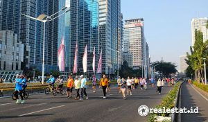 Car Free Day (CFD) di Jalan Sudirman, Jakarta (Foto: Dok. Realestat.id)