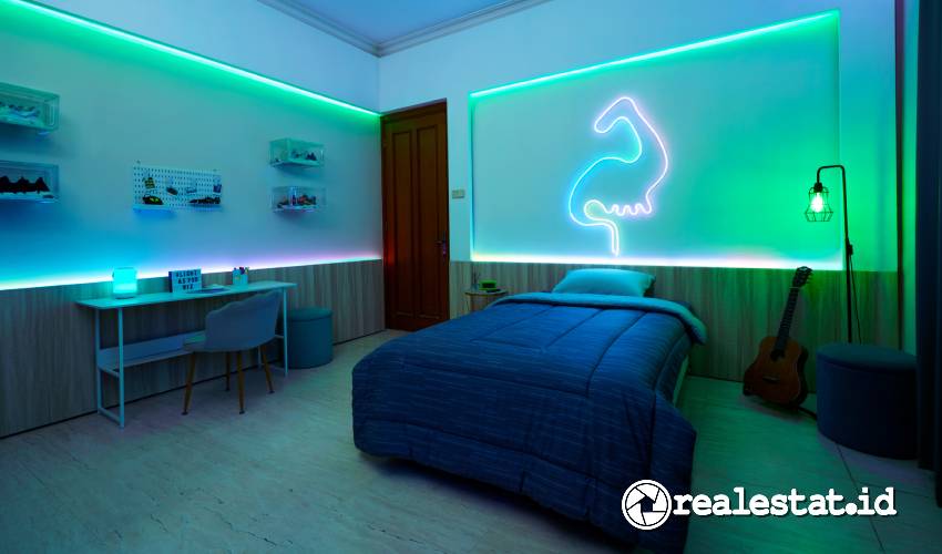 Dekorasi rumah akan terlihat mewah dan unik dengan pencahayaan pintar WiZ Fairy Light serta WiZ Smart Flex Strip. (Sumber: Signify)