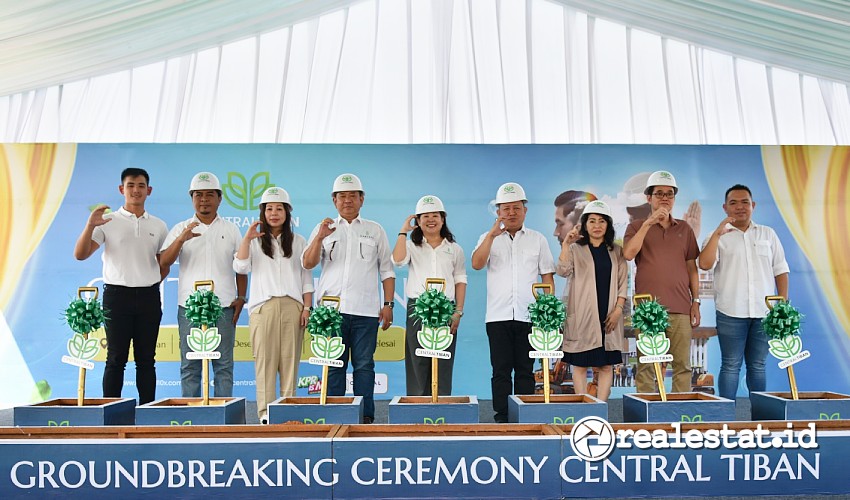 Central Group menggelar Groundbreaking Ceremony proyek perumahan Central Tiban, Batam, Sabtu, 21 Desember 2024. (Foto: Istimewa)