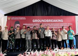 Groundbreaking PT Berau Coal Kementerian PKP Rumah Subsidi Realestat.id dok