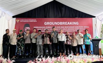 Groundbreaking PT Berau Coal Kementerian PKP Rumah Subsidi Realestat.id dok