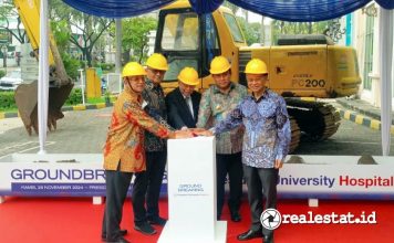 Groundbreaking President University Teaching Hospital Jababeka Residence Realestat.id dok