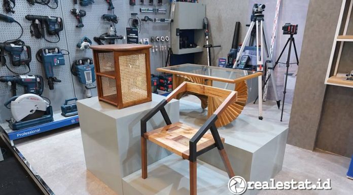 Karya pemenang pertama Bosch Woodworking Competition 2024. (Sumber: Bosch Indonesia)