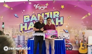 Penghuni Klaster Voyage, Paradise Serpong City yang menjadi pemenang satu unit Mitsubishi Xpander (Foto: Istimewa)