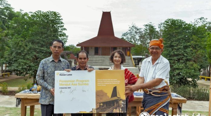 Peresmian Program Merajut Asa Sumba (Foto: Yayasan Kawan Lama)