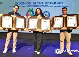 Prestasi Sharp Indonesia PR of The year 2024 Realestat.id dok