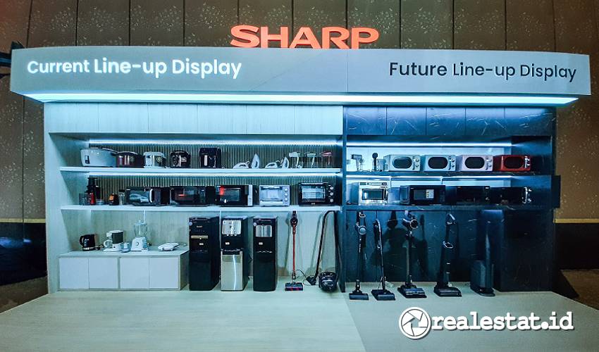 Rangkaian produk small home appliance yang diluncurkan oleh Sharp di penghujung tahun 2024-RealEstat.id-Adhitya Putra