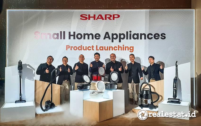 Peluncuran Sharp Small Home Appliance, pada Kamis (05/12/2024) di Hotel Mulia, Jakarta. (Foto: RealEstat.id/Adhitya Putra)