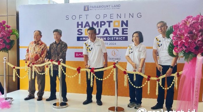 Soft Opening Hampton Square dan Papaya Fresh Gallery di kawasan Manhattan District, Gading Serpong (Foto: Dok. Paramount Land)