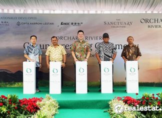 The Sanctuary Collection Groundbreaking Klaster Orchard Riviera Realestat.id dok