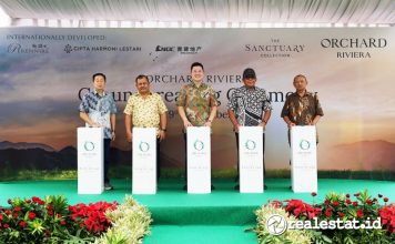 The Sanctuary Collection Groundbreaking Klaster Orchard Riviera Realestat.id dok