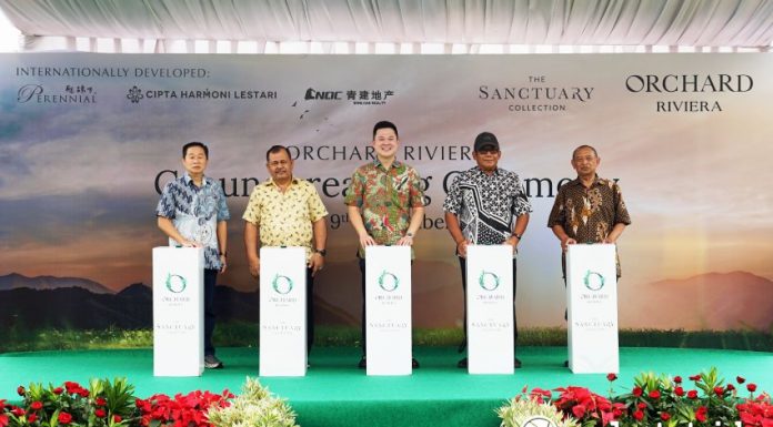 The Sanctuary Collection Groundbreaking Klaster Orchard Riviera Realestat.id dok