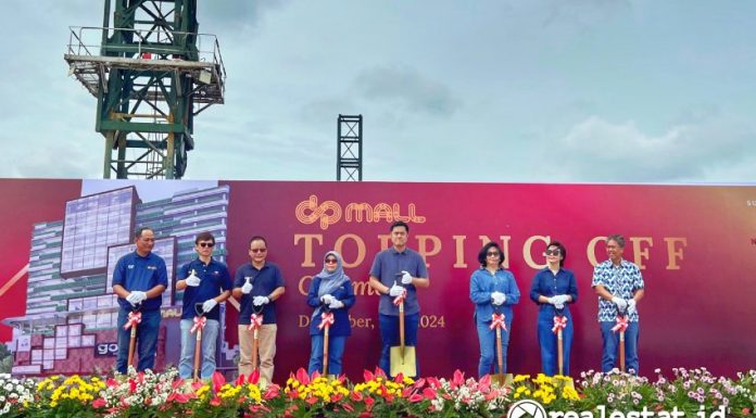 Topping Off DP Mall Expansion Semarang, Senin 16 Desember 2024. (Foto: Sinar Mas Land)