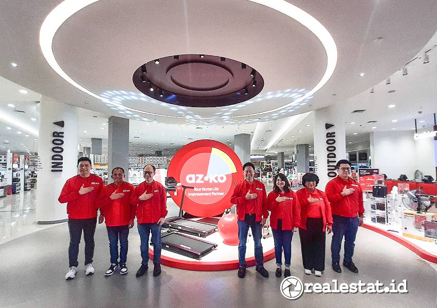 Peresmian Experience store pertama AZKO di Living World Alam Sutera. (Foto: RealEstat.id)