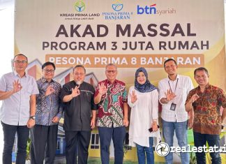 Akad Massal Perdana Perumahan Pesona Prima 8 Banjaran Kreasi Prima Land Realestat.id dok