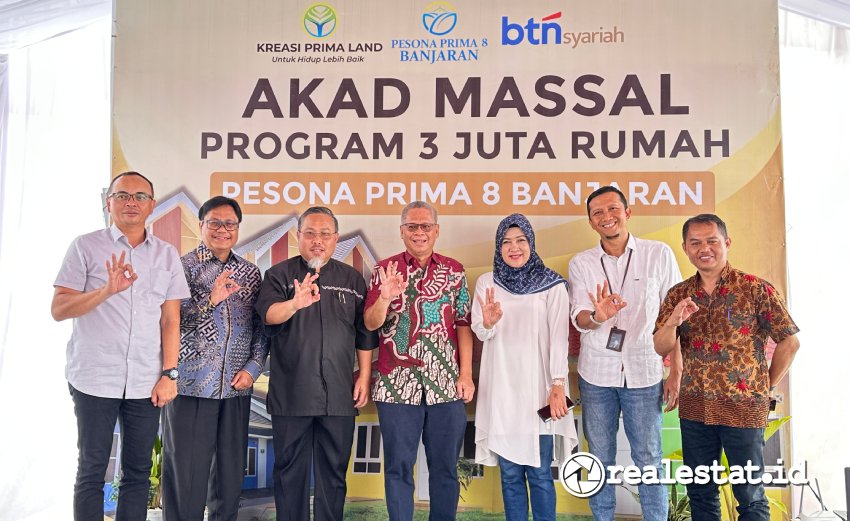 Akad Massal Perdana Perumahan Pesona Prima 8 Banjaran, Bandung, Sabtu, 18 Januari 2025. (Foto: Dok. Kreasi Prima Land)