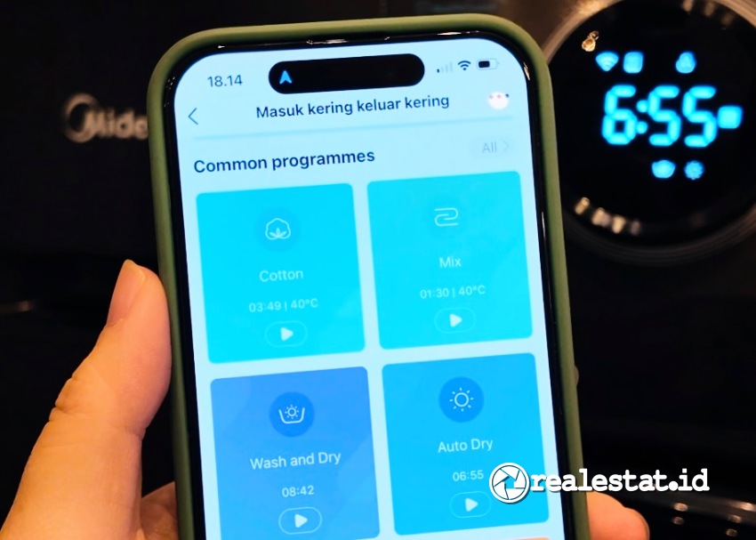 Aplikasi MSmartHome Midea Mesin Cuci Realestat.id dok