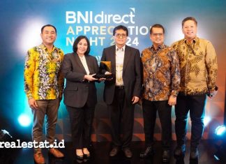 BP Tapera Penghargaan BNIDirect 2024 Bank BNI Realestat.id dok