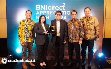 BP Tapera Penghargaan BNIDirect 2024 Bank BNI Realestat.id dok