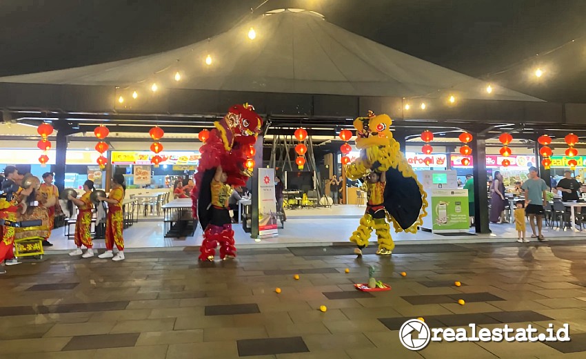 Barongsai Imlek 2025 Gading Serpong Paramount Land realestat.id dok