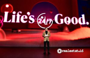 CEO LG Electronics, William Cho memaparkan tema Life’s Good 24_7 with Affectionate Intelligence di perhelatan Consumer Electronics Show (CES) 2025. (Sumber: LG Indonesia)