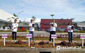 EASTVARA BSD City Aeon Mall Penanaman Pohon Sinar Mas Land Realestat.id dok