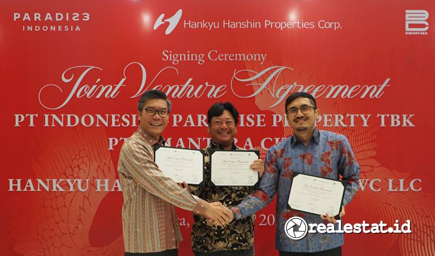 Paradise Indonesia Jalin Kerjasama dengan Raksasa Properti Asal Jepang Hankyu Hanshin Properties-RealEstat.id