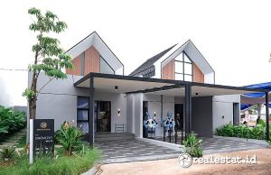 Rumah Conton atau Show unit Royal Grande Residences yang berlokasi di Ulu Palembang, Sumatera Selatan. (Sumber: Terrakon Properti)