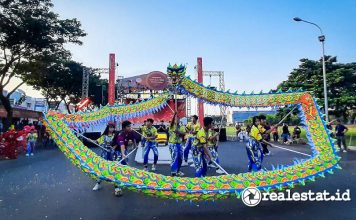 Festival Cap Go Meh menutup perayaan Imlek atau Chinese New Year 2025 di Paramount Land-RealEstat.id-Adhitya Putra