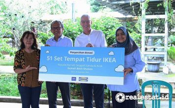 IKEA Indonesia dan Dairy Farm Indonesia (DFI) menyalurkan donasi berupa perlengkapan tidur untuk panti jompo-RealEstat.id