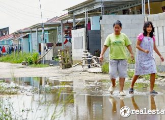 Kualitas Rumah Subsidi Banjir Grand Permata Residence Bekasi Kementerian PKP Realestat.id dok