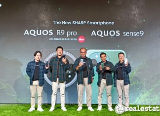 Peluncuran Smartphone Sharp Aquos R9 Pro Sense9 Realestat.id dok