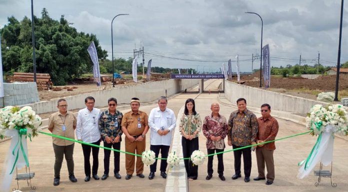 Peresmian Underpass Giantara Serpong City, Selasa, 18 Februari 2025 (Foto: Dok. Realestat.id)