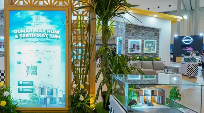 Terranea Homes menawarkan rumah terjangkau mulai dari Rp600 juta di ajang BCA Expoversary 2025, di ICE BSD. (Sumber: BCA)