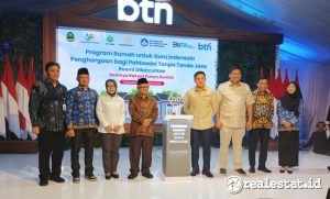 Peluncuran Program Rumah Untuk Guru Indonesia, Selasa, 25 Maret 2025. (Foto: Realestat.id/Anto Erawan) 