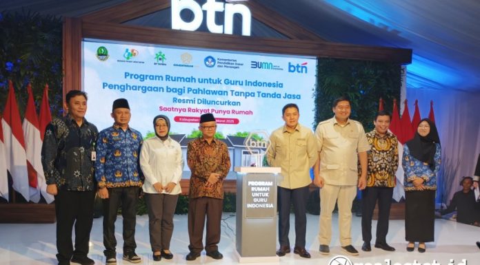 Peluncuran Program Rumah Untuk Guru Indonesia, Selasa, 25 Maret 2025. (Foto: Realestat.id/Anto Erawan) 