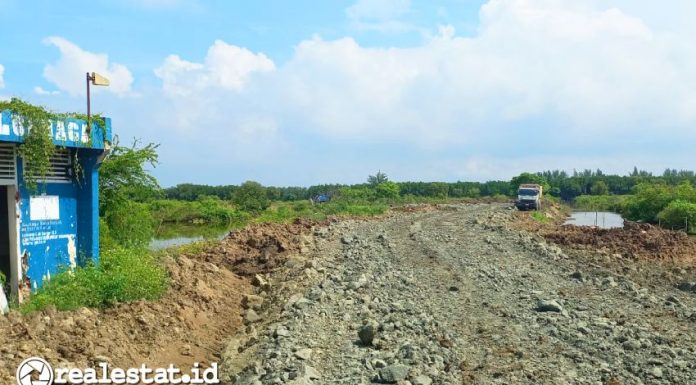 Progres pembangunan proyek Rumah Gratis yang dicanangkan Kementerian PKP di Desa Sukawali, Kecamatan Pakuhaji, Kabupaten Tangerang, Banten (Foto: Istimewa)