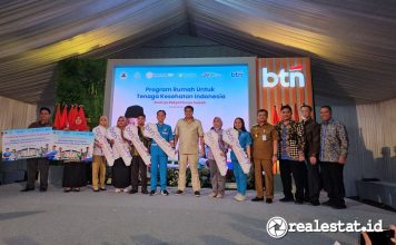 Serah Terima Rumah Subsidi Tenaga Kesehatan Bidan Perawat Kementerian PKP realestat.id dok