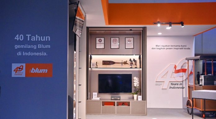 Booth Blum Indonesia di ajang ARCH:ID 2025. (Foto: Istimewa)
