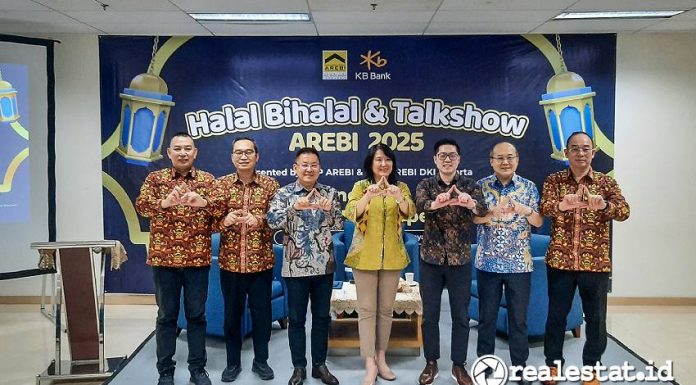 Asosiasi Real Estate Broker Indonesia (AREBI) menggelar Halal Bihalal, Rabu (07/05/2025) di Menara Sentraya, Jakarta. (Foto: RealEstat.id/Adhitya Putra)