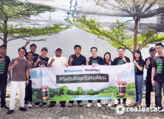 FamilyMart Pandawara Satu Kopi Satu Aksi realestat.id dok