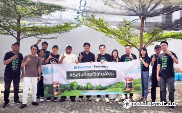 FamilyMart Pandawara Satu Kopi Satu Aksi realestat.id dok
