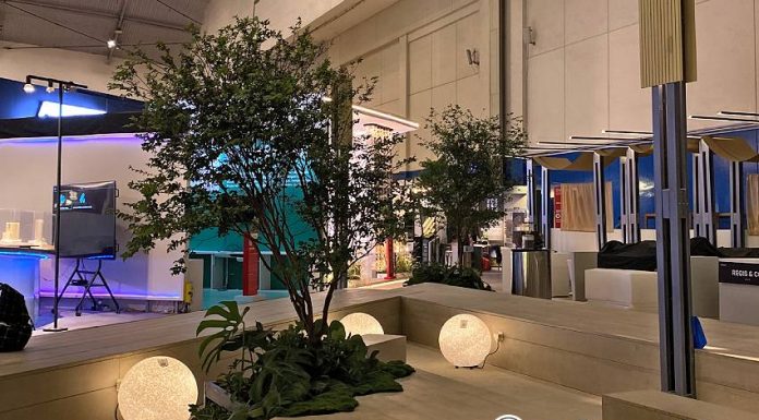 Instalasi Serat Komunitas yang dipamerkan pada gelaran ARCH:ID 2025 di ICE BSD, Tangerang,  (Foto: Istimewa)