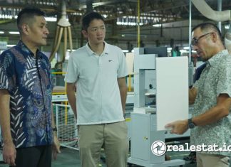 Kunjungan media ke pabrik PT Hou-Tech Indonesia di Pasuruan, Jawa Timur-RealEstat.id-Adhitya Putra