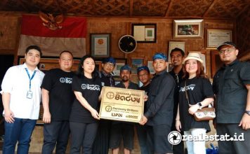 Program Gerakan Peduli GB Berikan donasi saung kamar mandi di Baduy, Lebak Banten-RealEstat.id